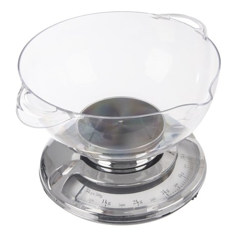 Waga kuchenna mechaniczna z misą miską przeźroczystą 5kg ORION 131814