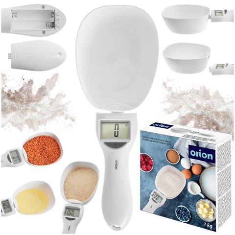 Waga kuchenna ręczna manualna łyżka z wagą 1kg 270ml ORION 131816