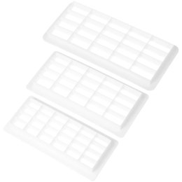 Wykrojniki cukiernicze do lukru kremu masy cukrowej ciasta wykrawacze prostokąty 3-ele BRUNBESTE BB-3308