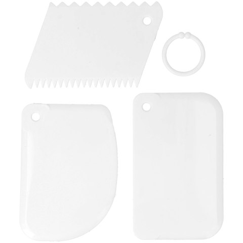 Zestaw szpatuł cukierniczych szpatuła cukiernicza 3-ele różne kształty BRUNBESTE BB-3597