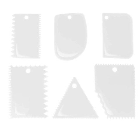 Zestaw szpatuł cukierniczych szpatuła cukiernicza 6-ele różne kształty BRUNBESTE BB-3192