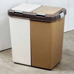 Kosz do segregacji odpadów śmieci śmietnik pojemnik plastikowy 2x20L ORION 731258