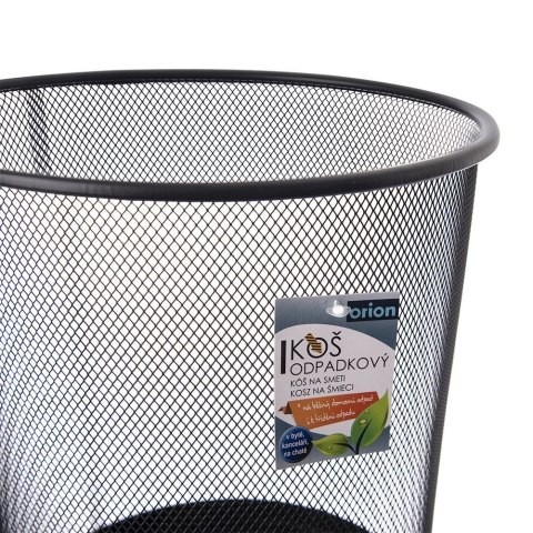 Kosz na śmieci biurowy do biura metalowy czarny 26x28cm ORION 730360