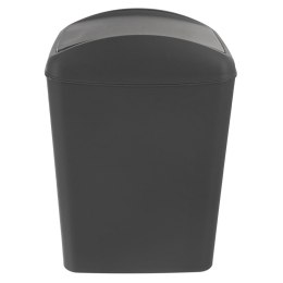 Kosz na śmieci do odpadów śmietnik plastikowy szary 10L pojemnik ORION 731702