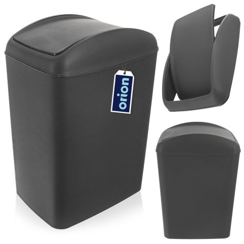 Kosz na śmieci do odpadów śmietnik plastikowy szary 20L pojemnik ORION 731704
