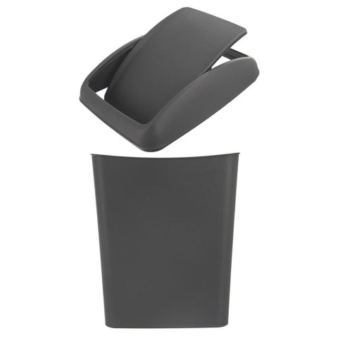 Kosz na śmieci do odpadów śmietnik plastikowy szary 5L pojemnik ORION 731399