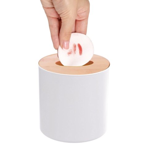 Kosz na śmieci łazienkowy do łazienki biały WHITNEY mały 1.5L ORION 731330