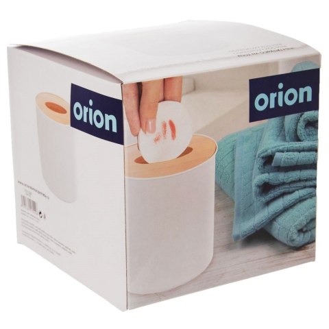 Kosz na śmieci łazienkowy do łazienki biały WHITNEY mały 1.5L ORION 731330