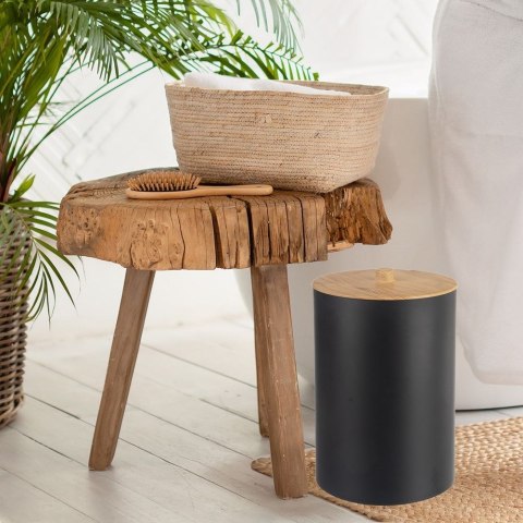 Kosz na śmieci łazienkowy do łazienki czarny matowy BLACK 7L ORION 731716