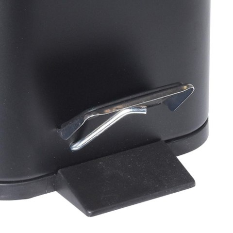 Kosz na śmieci metalowy z pedałem 5L śmietnik czarny STORAGE SOLUTIONS 730308
