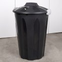 Kosz na śmieci odpady śmietnik plastikowy czarny duży 40L do odpadów VILDE 779053