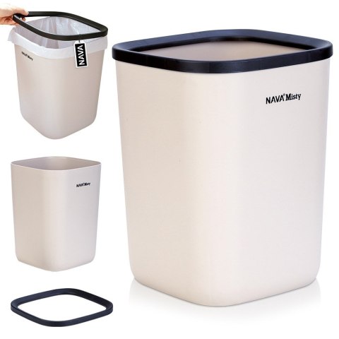 Kosz na śmieci śmietnik pojemnik MISTY 12L NAVA 10-170-050