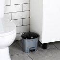 Kosz na śmieci z pedałem plastikowy szary łazienkowy do kuchni 3L ORION 731368