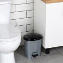 Kosz na śmieci z pedałem plastikowy szary łazienkowy do kuchni 5.5L ORION 731371