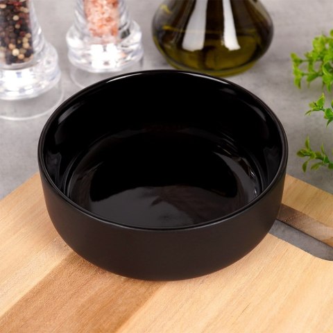 Miseczka ceramiczna na przekąski przystawki czarna 13cm 400ml SIAKI COLLECTION 139629