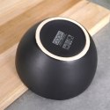 Miseczka ceramiczna na sos dip orzeszki czarna matowa 10cm 180ml HIT 139337