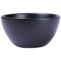 Miseczka ceramiczna na zupę budyń do zupy czarna mat 14.5cm 450ml VILDE 139336