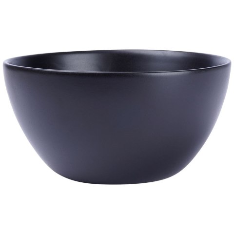 Miseczka ceramiczna na zupę budyń do zupy czarna mat 14.5cm 450ml VILDE 139336