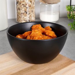 Miseczka ceramiczna na zupę budyń do zupy czarna mat 14.5cm 450ml VILDE 139336
