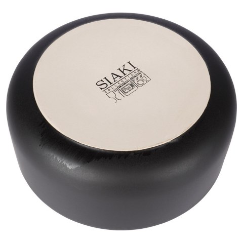 Miseczka ceramiczna na zupę przekąski czarna 15cm 750ml SIAKI COLLECTION 139630