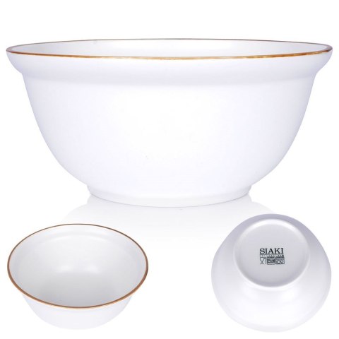Miseczka miska do zupy na zupę budyń ceramiczna biała 16cm 750ml SIAKI COLLECTION 139361