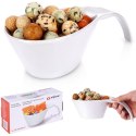Miseczka na przekąski sosy dipy orzechy porcelanowa biała 190ml ALPINA 139377