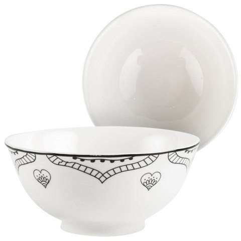 Miseczka porcelanowa do zupy na zupę miska MAYA 15.5cm 600ml NAVA 10-099-355