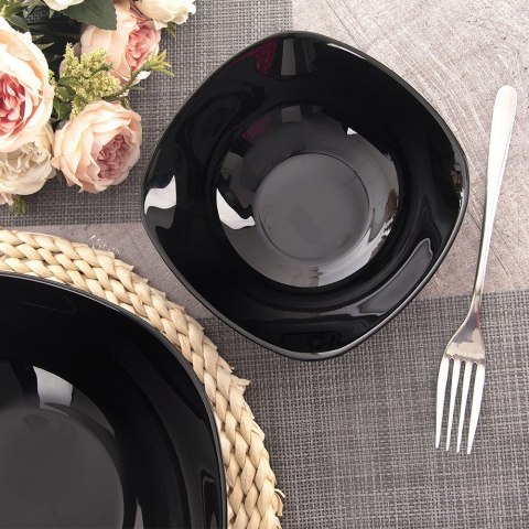 Miseczka szklana czarna LUNA 15cm 450ml ORION 127802
