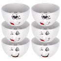 Miseczki ceramiczne buźki do serwowania 13.5cm 550ml 6 sztuk. SIAKI COLLECTION 139736