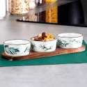 Miseczki na przekąski sos dip miski ceramiczne 30cm 4-ele EXCELLENT HOUSEWARE 139641