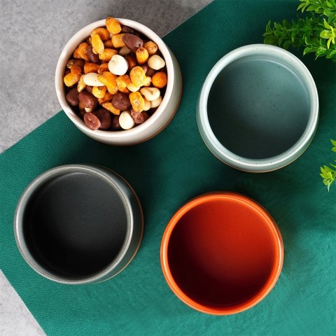 Miseczki na przekąski sos dip miski ceramiczne 9.5cm 220ml 4SZT EXCELLENT HOUSEWARE 139643