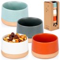 Miseczki na przekąski sos dip miski ceramiczne 9.5cm 220ml 4SZT EXCELLENT HOUSEWARE 139643