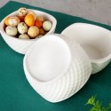 Miseczki na przekąski sos dip porcelanowe białe potrójne 160ml 3 szt. EXCELLENT HOUSEWARE 139312