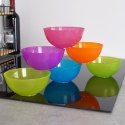 Miseczki plastikowe wielorazowe miski 13cm 450ml zestaw 6 sztuk EXCELLENT HOUSEWARE 139436
