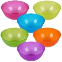 Miseczki plastikowe wielorazowe miski 13cm 450ml zestaw 6 sztuk EXCELLENT HOUSEWARE 139436