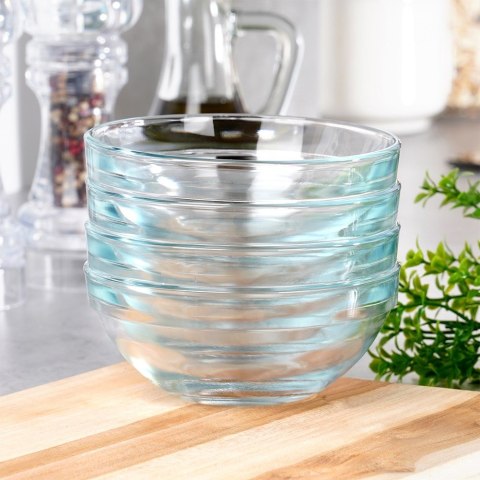 Miseczki szklane na przekąski przystawki sos 12cm 275ml 4 sztuki EXCELLENT HOUSEWARE 139657