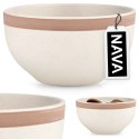 Miska ceramiczna na zupę do zupy miseczka beżowa ARTHENA BEIGE 14.5cm 720ml NAVA 10-141-085