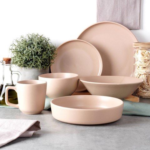 Miska ceramiczna na zupę do zupy miseczka beżowa SOHO 14.5cm 720ml NAVA 10-099-276