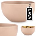 Miska ceramiczna na zupę do zupy miseczka beżowa SOHO 14.5cm 720ml NAVA 10-099-276