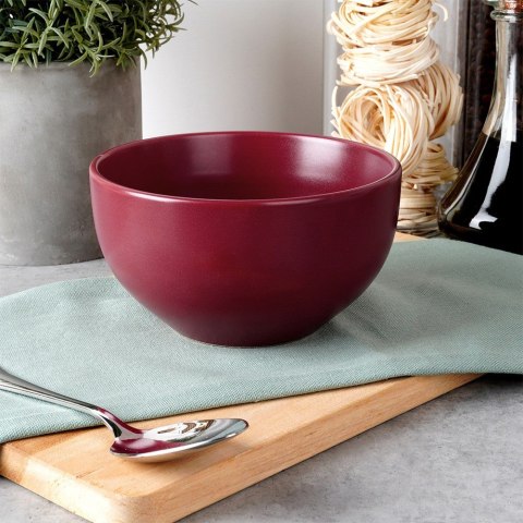 Miska ceramiczna na zupę do zupy miseczka bordowa SOHO 14.5cm 720ml NAVA 10-099-296