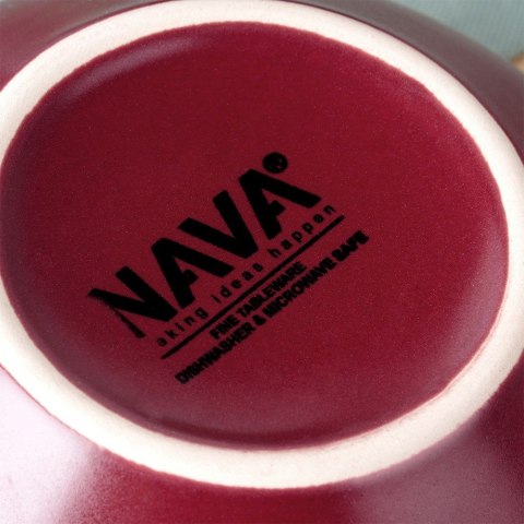 Miska ceramiczna na zupę do zupy miseczka bordowa SOHO 14.5cm 720ml NAVA 10-099-296