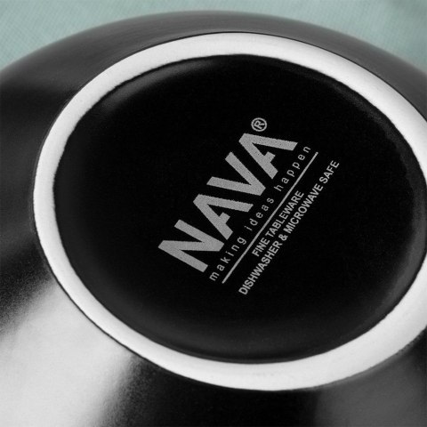 Miska ceramiczna na zupę do zupy miseczka czarna SOHO 14.5cm 720ml NAVA 10-099-286