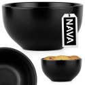 Miska ceramiczna na zupę do zupy miseczka czarna SOHO 14.5cm 720ml NAVA 10-099-286