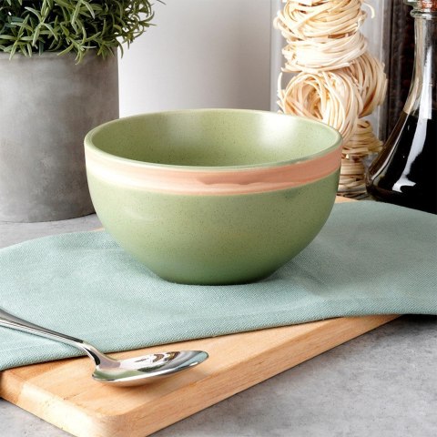 Miska ceramiczna na zupę do zupy miseczka zielona ARTHENA GREEN 14.5cm 720ml NAVA 10-141-065