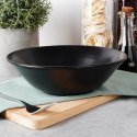 Miska sałatkowa na sałatkę surówkę ceramiczna czarna SOHO 23.5cm 1.1L NAVA 10-099-284