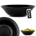 Miska sałatkowa na sałatkę surówkę ceramiczna czarna SOHO 23.5cm 1.1L NAVA 10-099-284