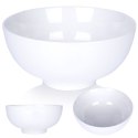 Miska sałatkowa porcelanowa do serwowania sałatek biała 20cm 1.6L VILDE 139365
