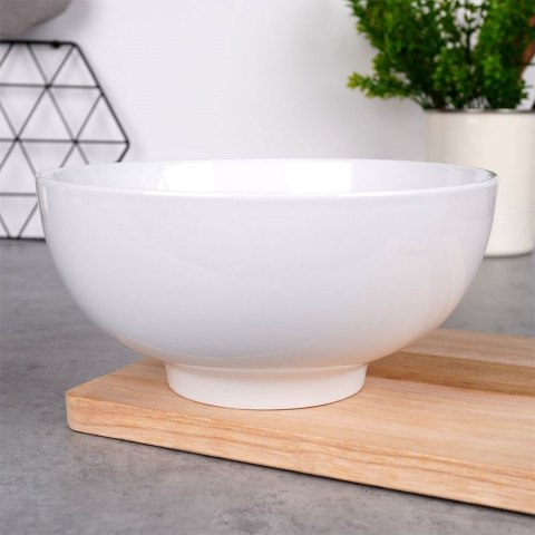 Miska sałatkowa porcelanowa do serwowania sałatek biała 20cm 1.6L VILDE 139365