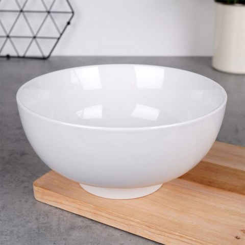 Miska sałatkowa porcelanowa do serwowania sałatek biała 20cm 1.6L VILDE 139365
