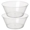 Miski plastikowe wielorazowe miseczki duże 15cm 700ml 2SZT EXCELLENT HOUSEWARE 127807